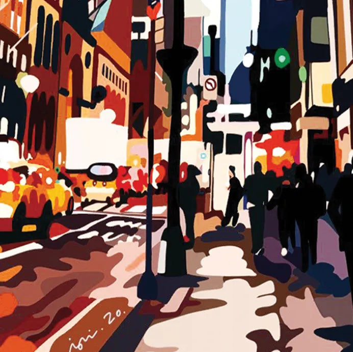 New York -city light-